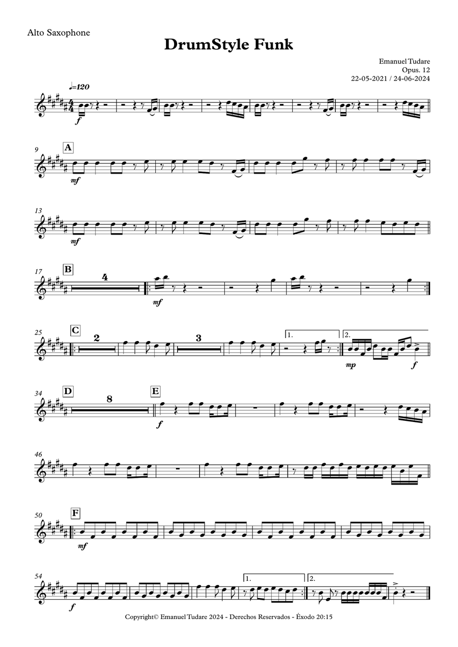 DrumStyle Funk Jazz Ensemble scores gallery preview page 6