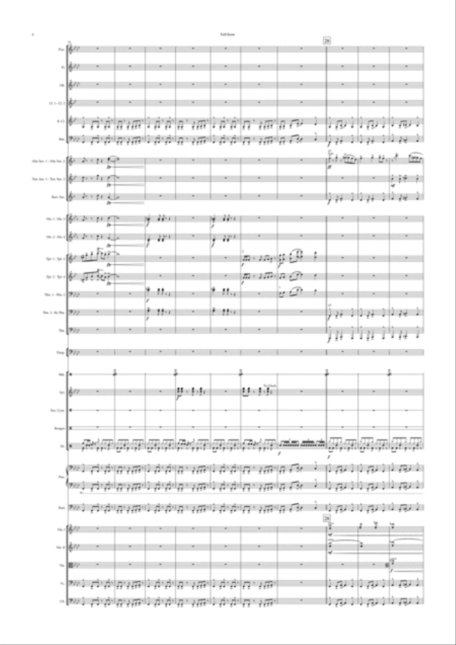 The Glory Days The Glory Days Full Orchestra scores gallery preview page 4
