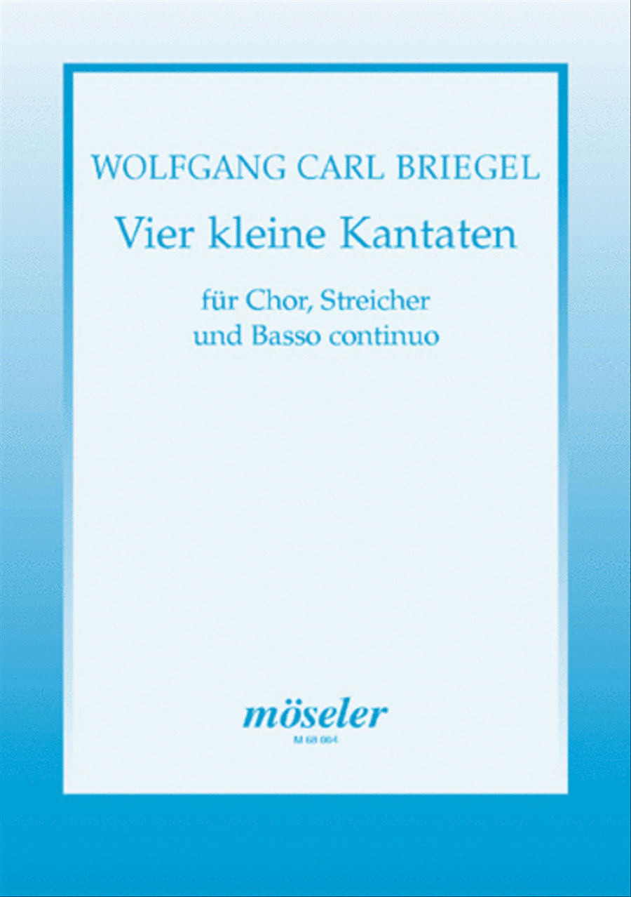Vier kleine Kantaten Mixed Choir scores gallery preview page 1