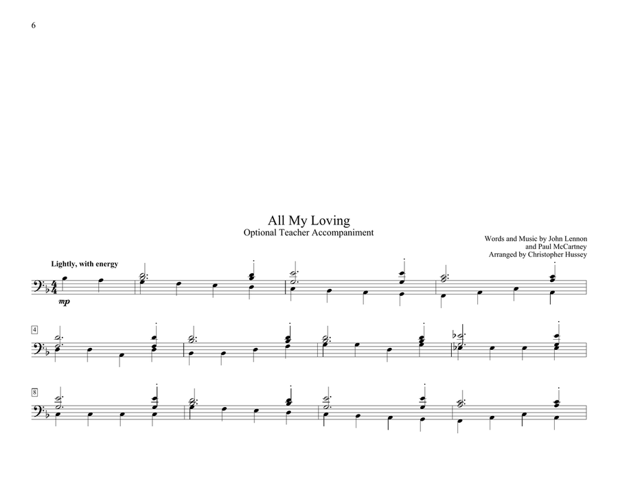 All My Loving (arr. Christopher Hussey) Piano Duet scores gallery preview page 2