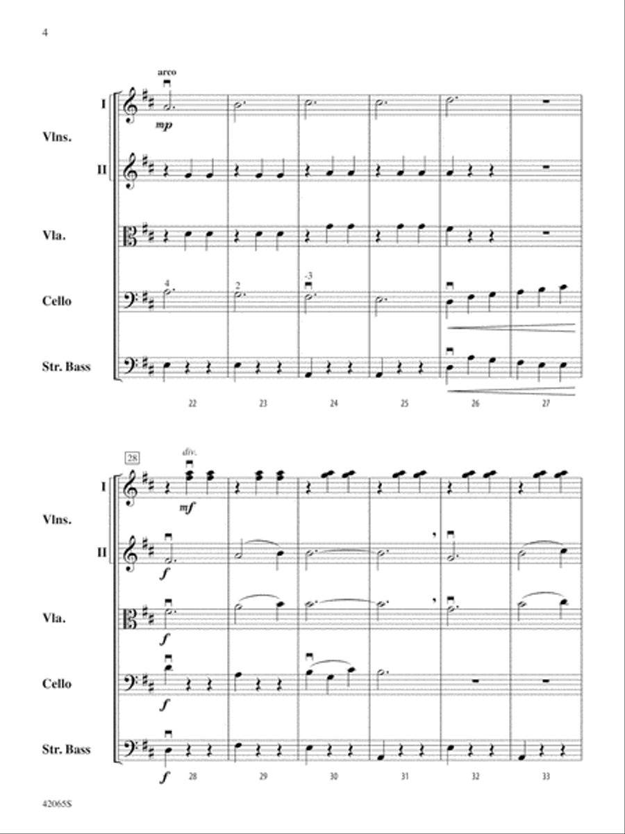 Les Patineurs: Score String Orchestra scores gallery preview page 4