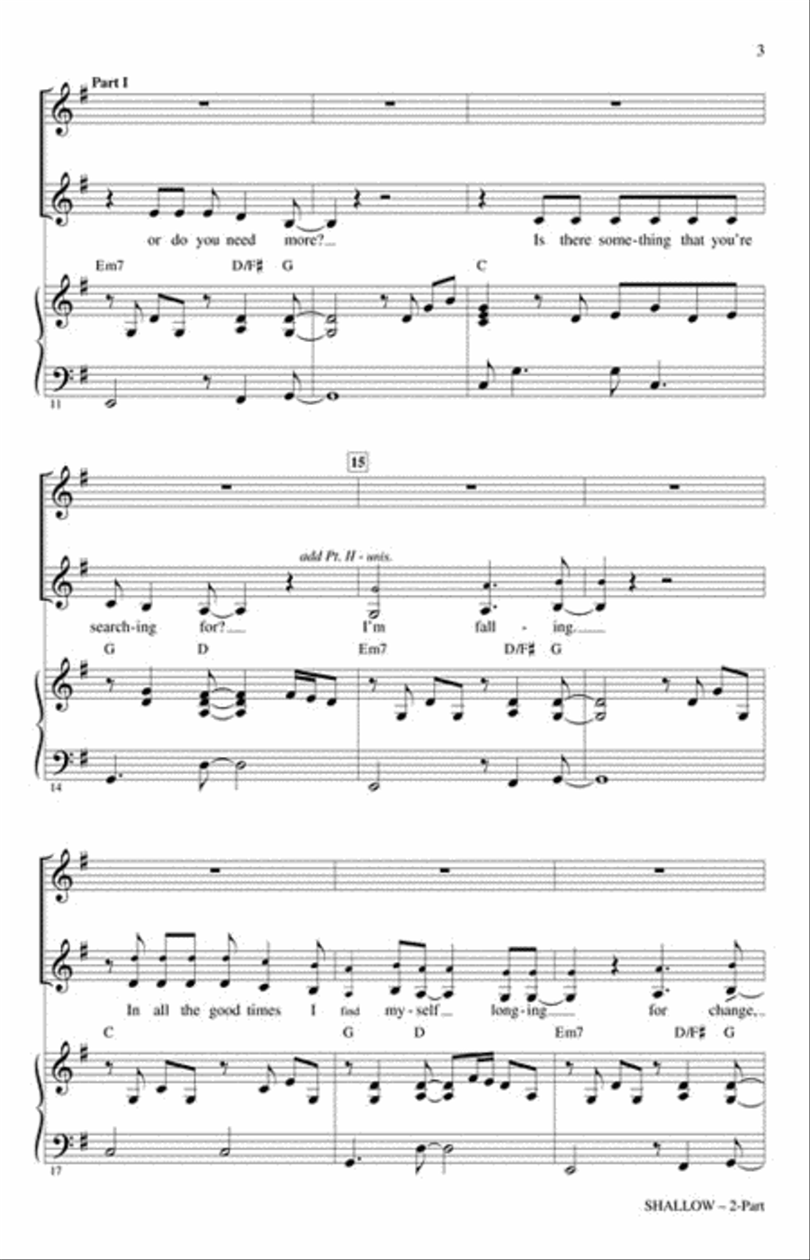 Shallow Shallow 2-Part scores gallery preview page 3