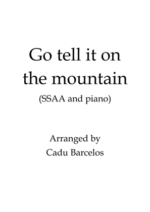 Book cover for Go tell it on the mountain - SSAA