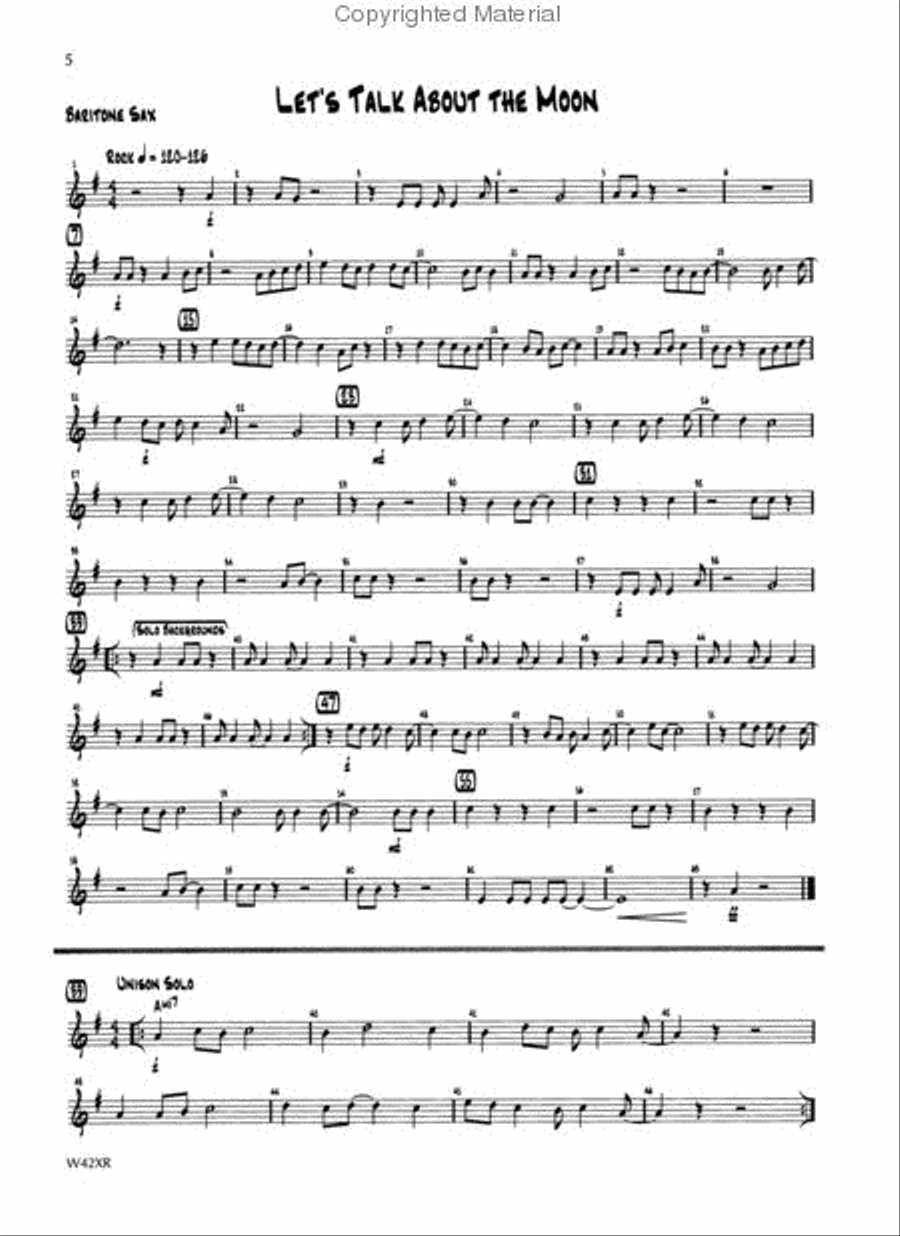 Soe First Jazz Performance-Eb Baritone Sax/Alto Clarinet Concert Band scores gallery preview page 3