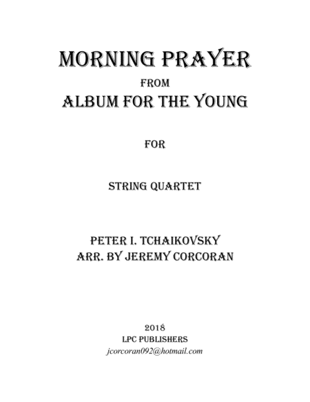 Morning Prayer for String Quartet image number null