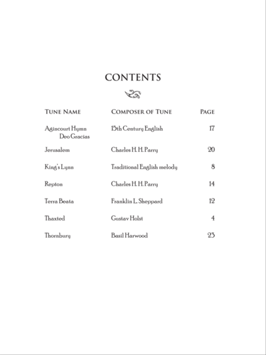 O God Beyond All Praising: Seven Pieces for Organ on English Hymntunes Organ scores gallery preview page 2