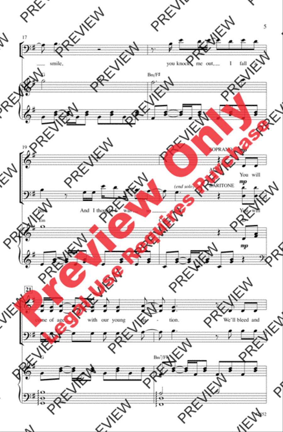 Dear Theodosia 3-Part scores gallery preview page 4