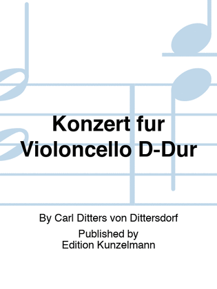 Book cover for Concerto for cello in C major