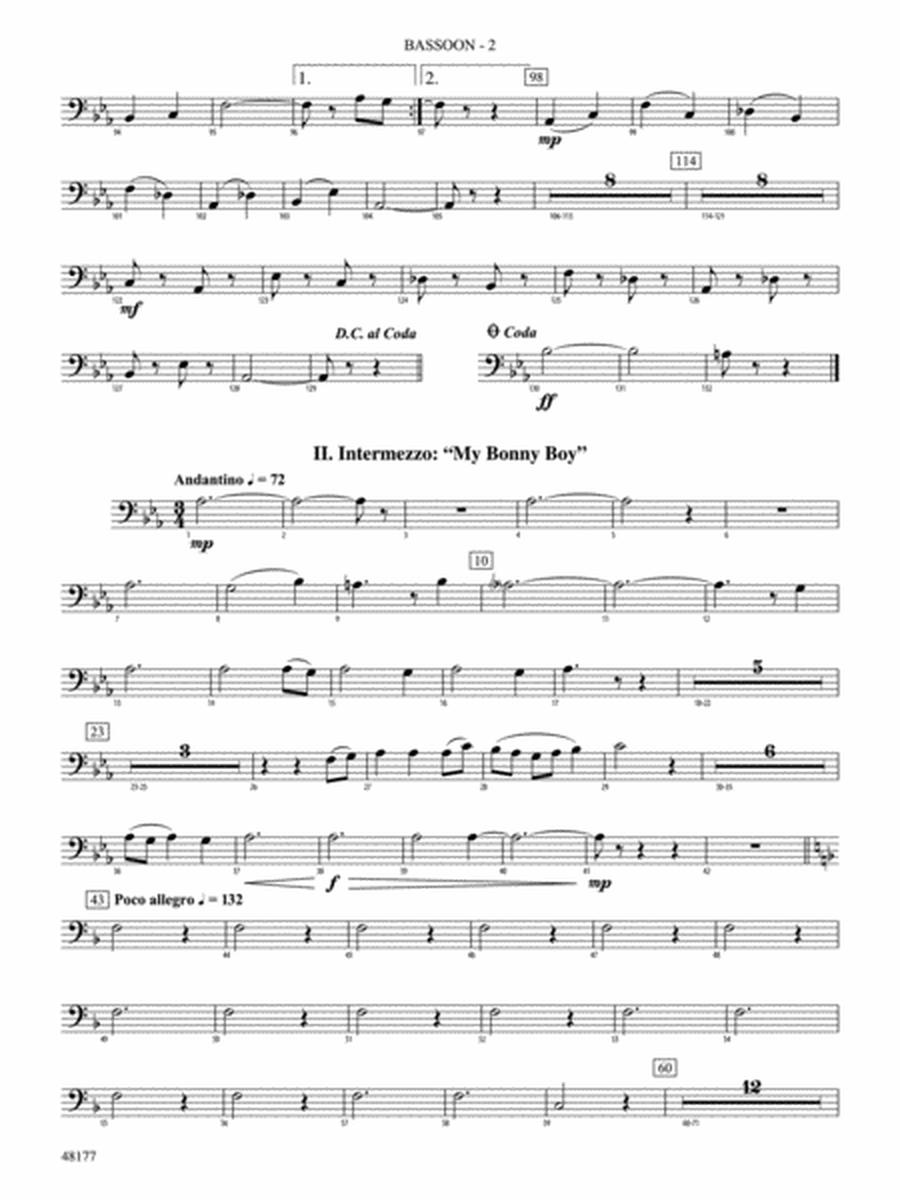 English Folk Song Suite: Bassoon