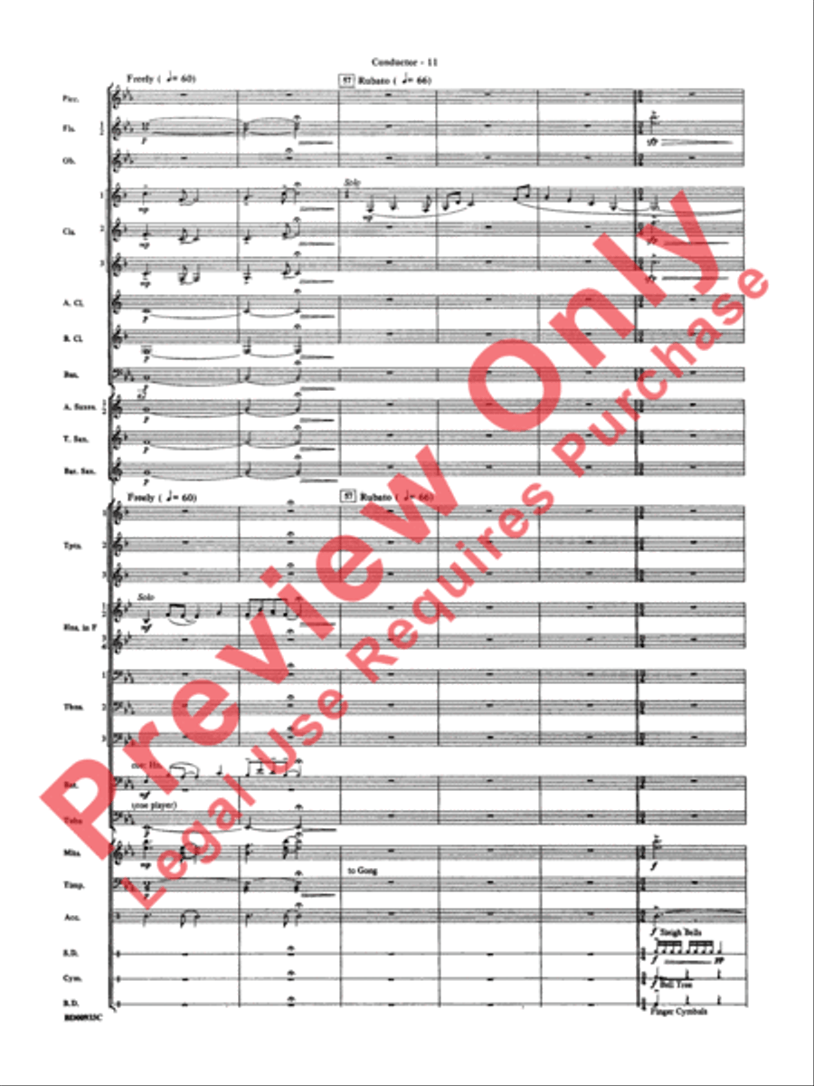 Symphonic Festival Concert Band scores gallery preview page 14