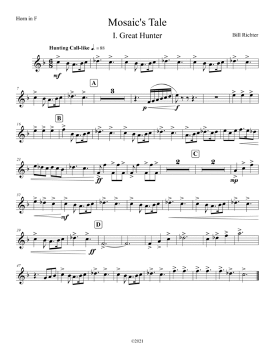 Mosaic's Tale Horn scores gallery preview page 3