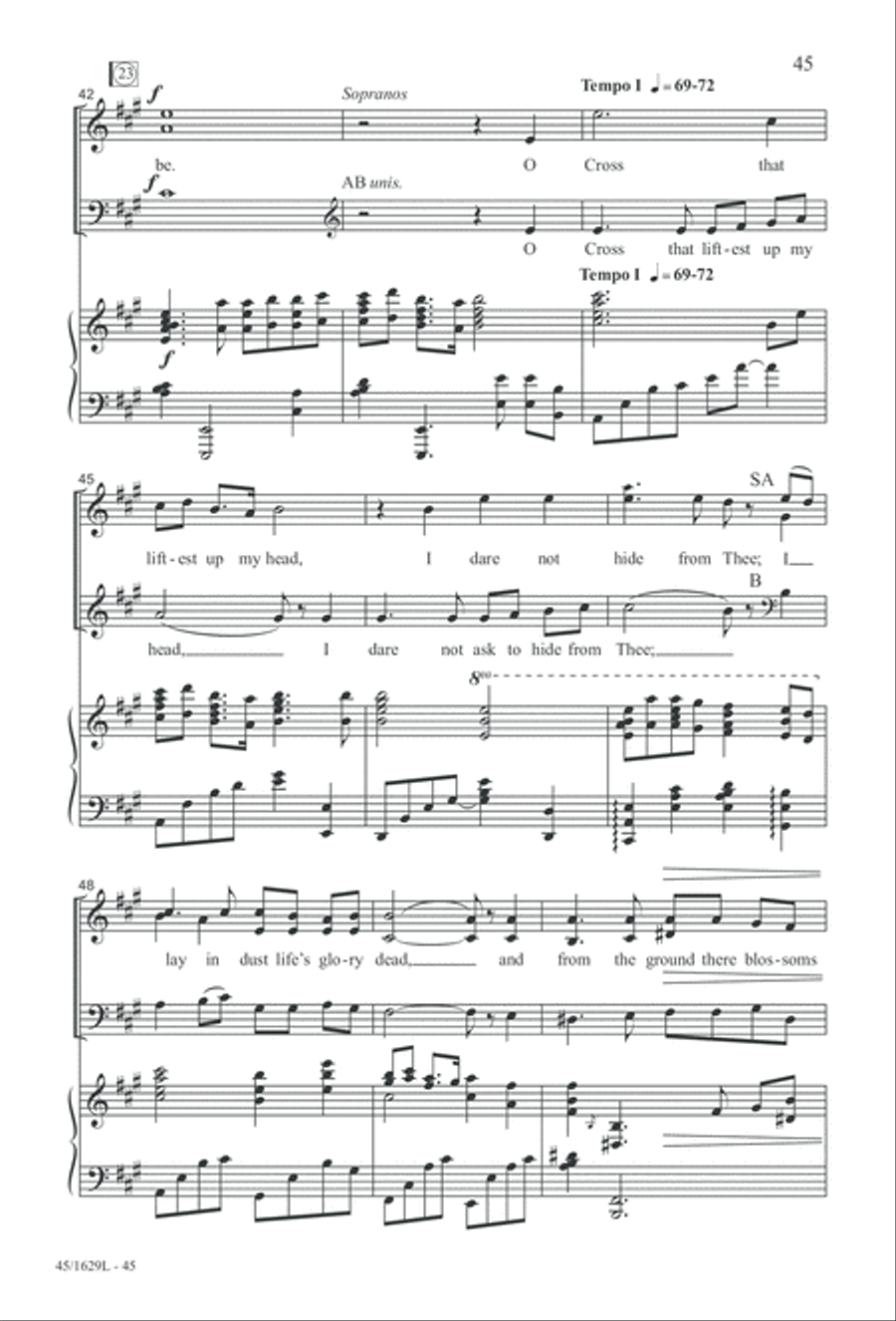 Hymns We Love to Sing, Vol. 2 3-Part scores gallery preview page 45