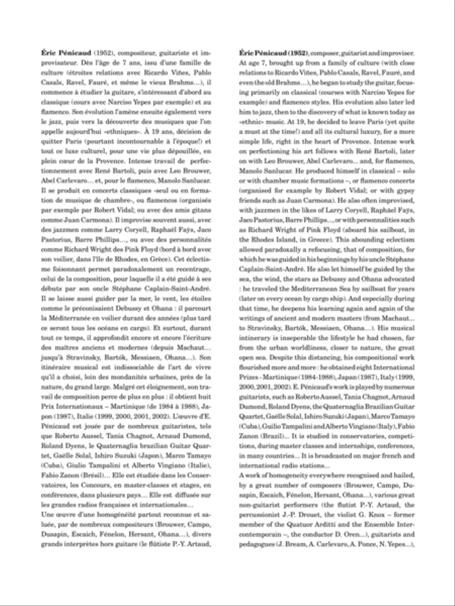 Thème, variations et carillon Guitar Ensemble scores gallery preview page 2