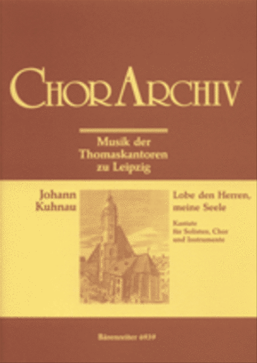 Lobe den Herren, meine Seele Bassoon Solo scores gallery preview page 1