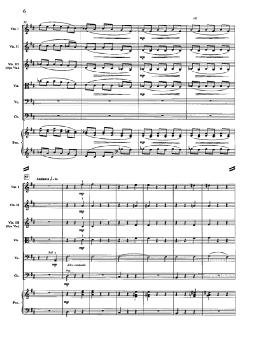 Liebestraum (Dream of Love) Orchestra scores gallery preview page 7
