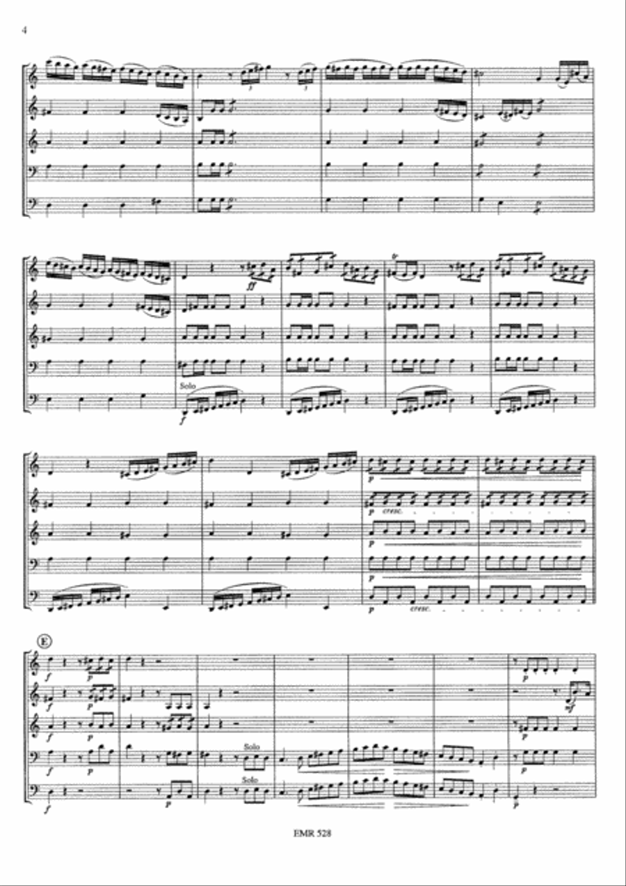 Die Italienerin in Algier Brass Quintet scores gallery preview page 7