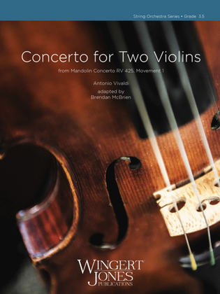 Book cover for Concerto for Two Violins