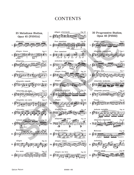 25 Studies Op. 47 for Piano