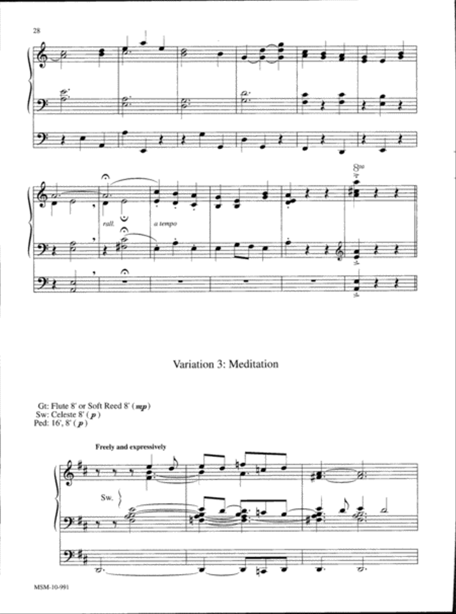 Marilyn Mason Music Library, Volume 2 Organ scores gallery preview page 10