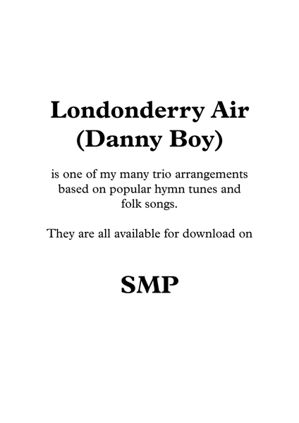 Londonderry Air (Danny Boy), for Clarinet Trio image number null