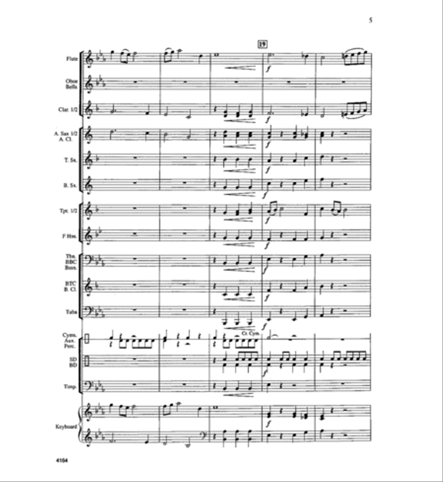 Rogue River Rhapsody Rogue River Rhapsody Concert Band scores gallery preview page 6