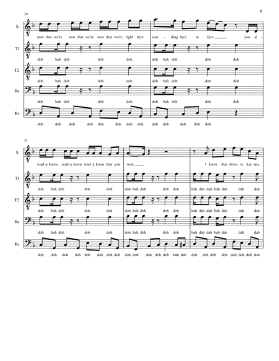 Attention Attention TTBB scores gallery preview page 6