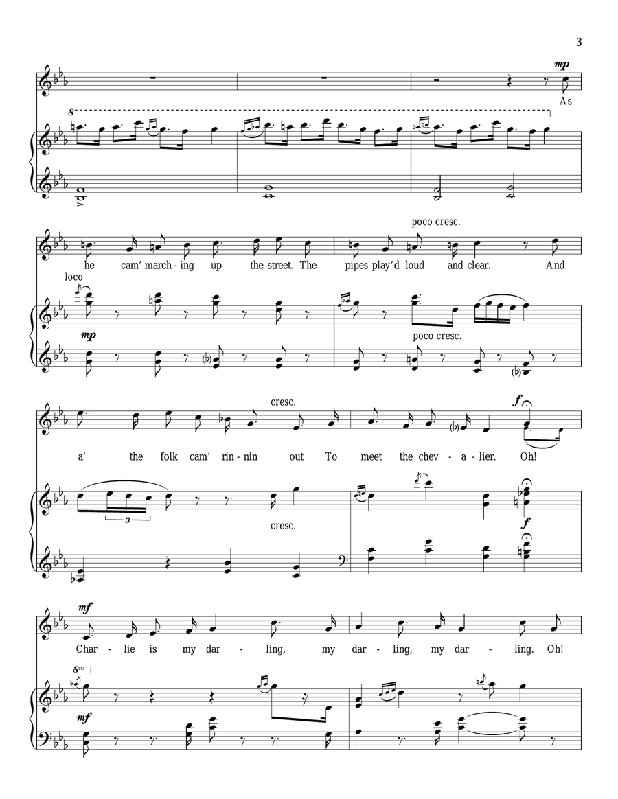 Charlie Is My Darling Charlie Is My Darling Piano, Vocal scores gallery preview page 3