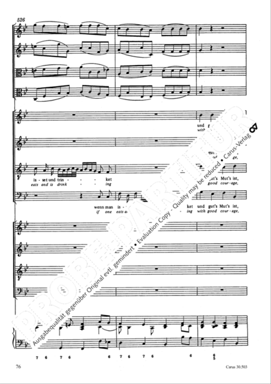 My beloved, you are fair (Meine Freundin, du bist schon) 4-Part scores gallery preview page 79