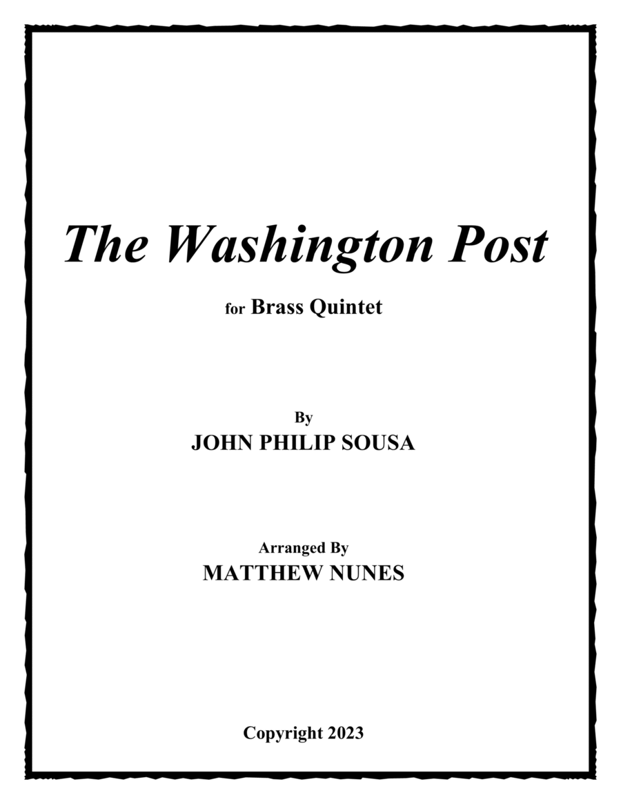 The Washington Post Brass Quintet scores gallery preview page 1