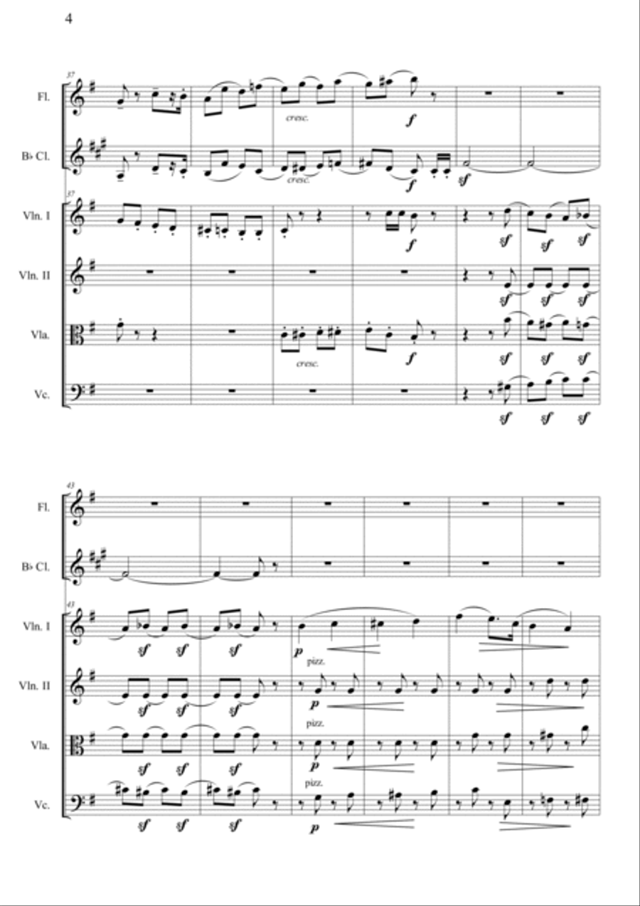Nutcracker Op.71a - Overture Orchestra scores gallery preview page 4