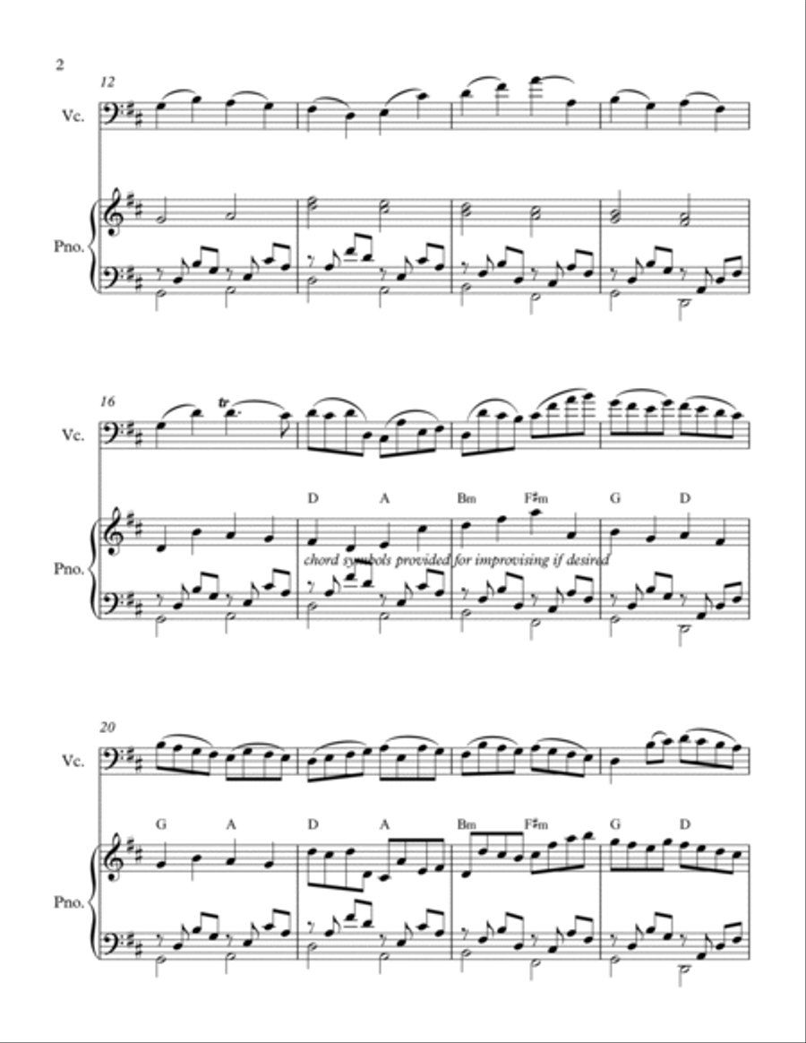 Canon in D Piano scores gallery preview page 2