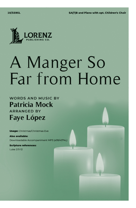 Book cover for A Manger So Far from Home
