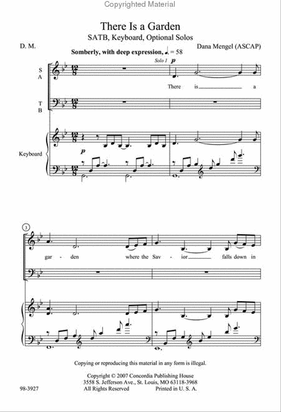 There Is a Garden 4-Part scores gallery preview page 2