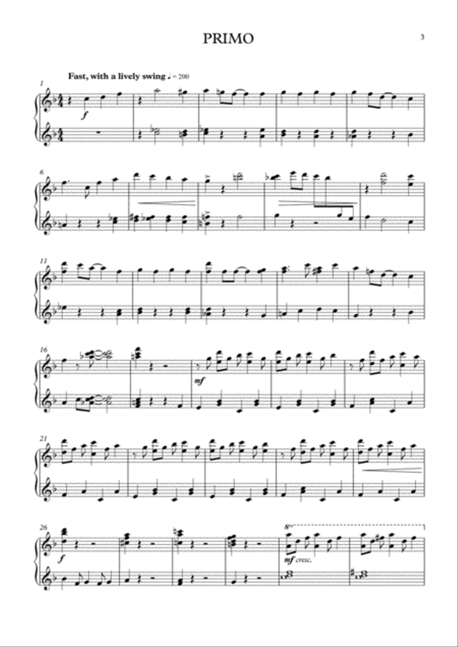 The Bare Necessities from THE JUNGLE BOOK Piano scores gallery preview page 3