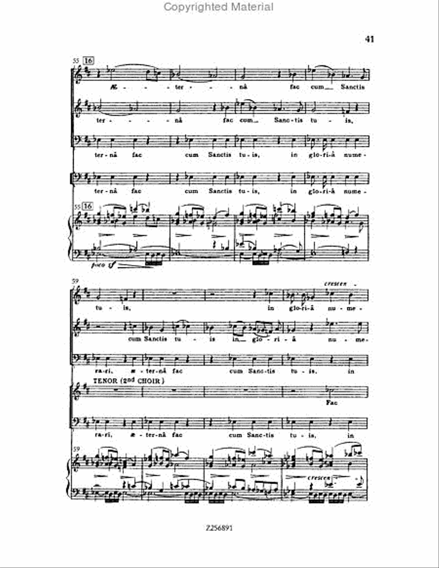 Te Deum, H 118 Choir scores gallery preview page 41