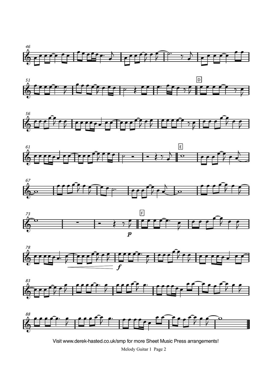 All Out Of Love Acoustic Guitar scores gallery preview page 5