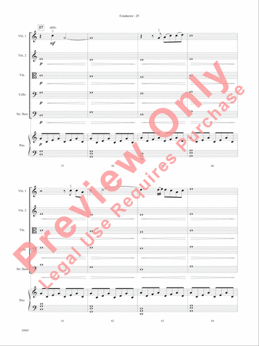 Great Movie Themes Great Movie Themes String Orchestra scores gallery preview page 26