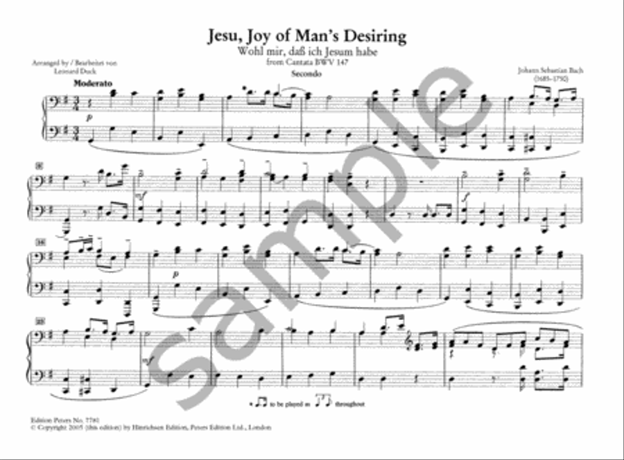 Three Popular Piano Duets Piano Duet scores gallery preview page 3