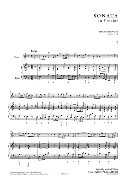 Sonatas in F major and C minor
