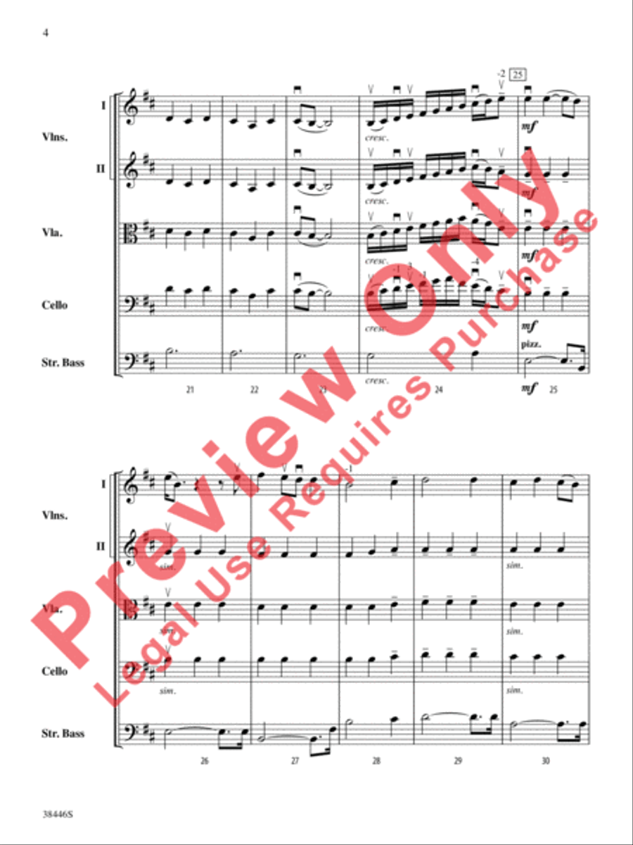 Open Arms String Orchestra scores gallery preview page 5