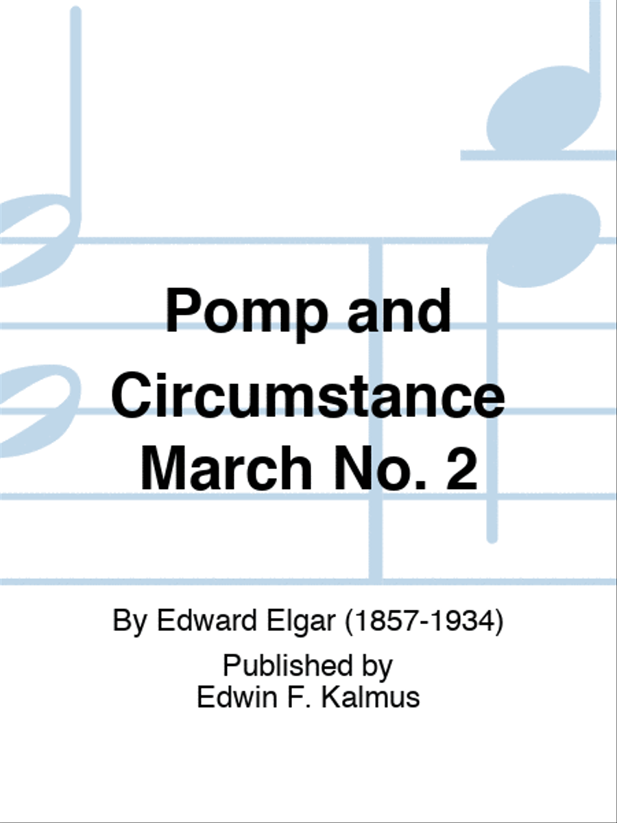 Pomp and Circumstance March No. 2 Score scores gallery preview page 1