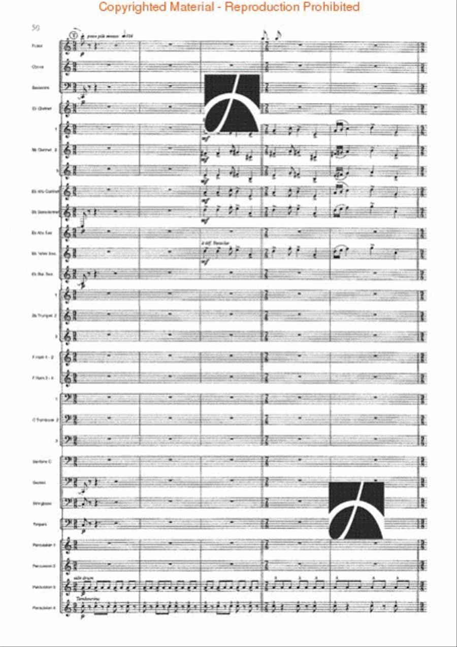 Spartacus Concert Band scores gallery preview page 51