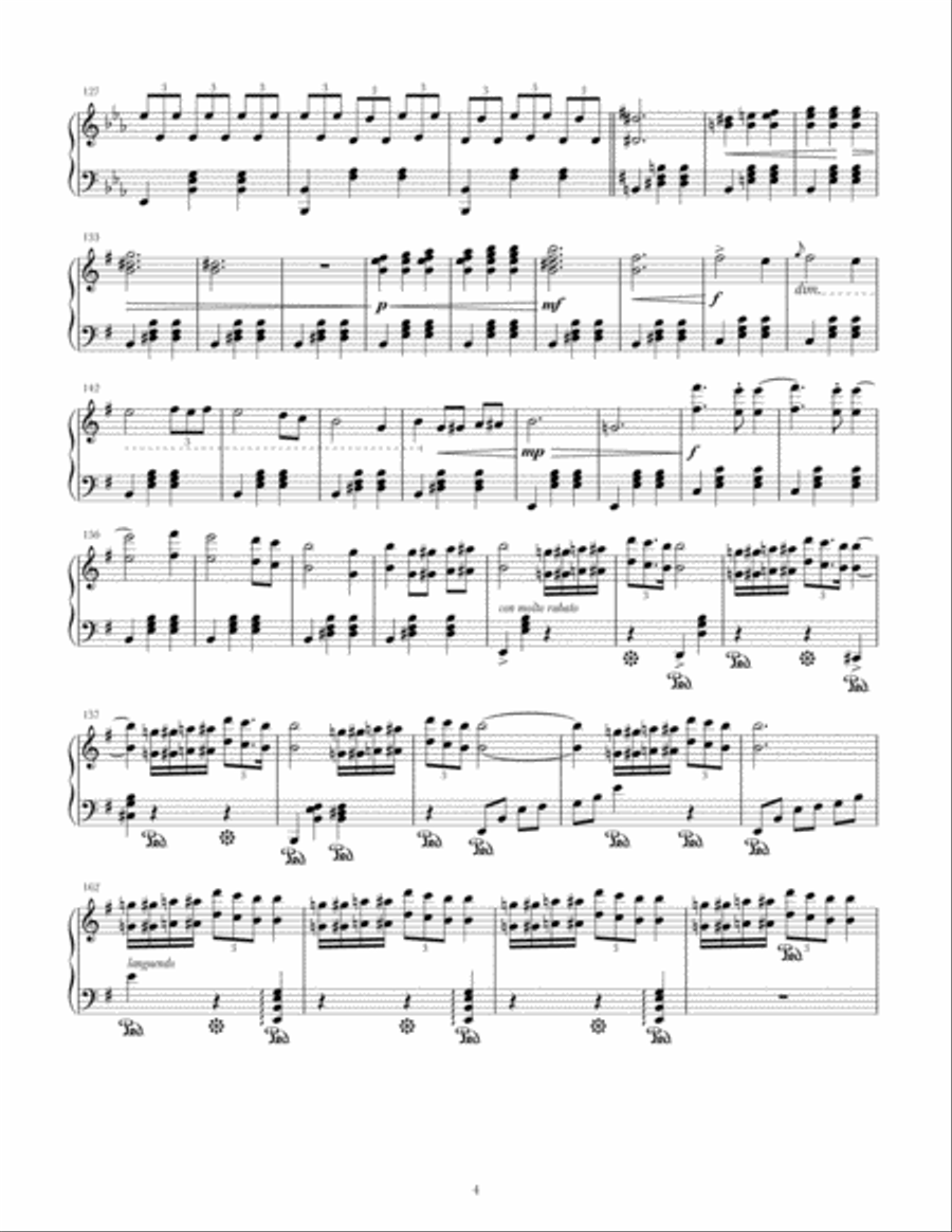 Valse Fantasie Piano Solo scores gallery preview page 4