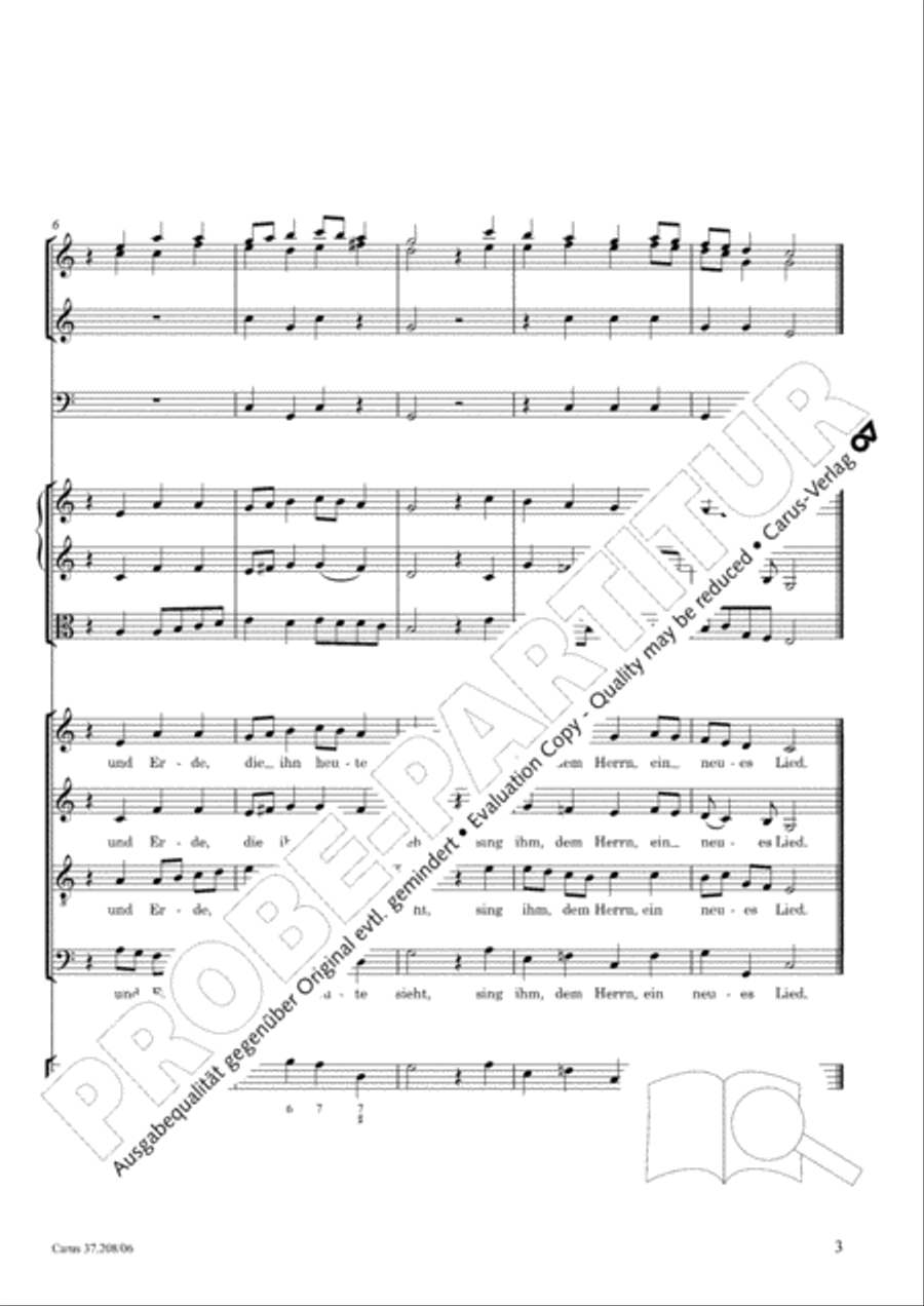 Ein hoher Tag kommt/Schlusschoral 4-Part scores gallery preview page 4