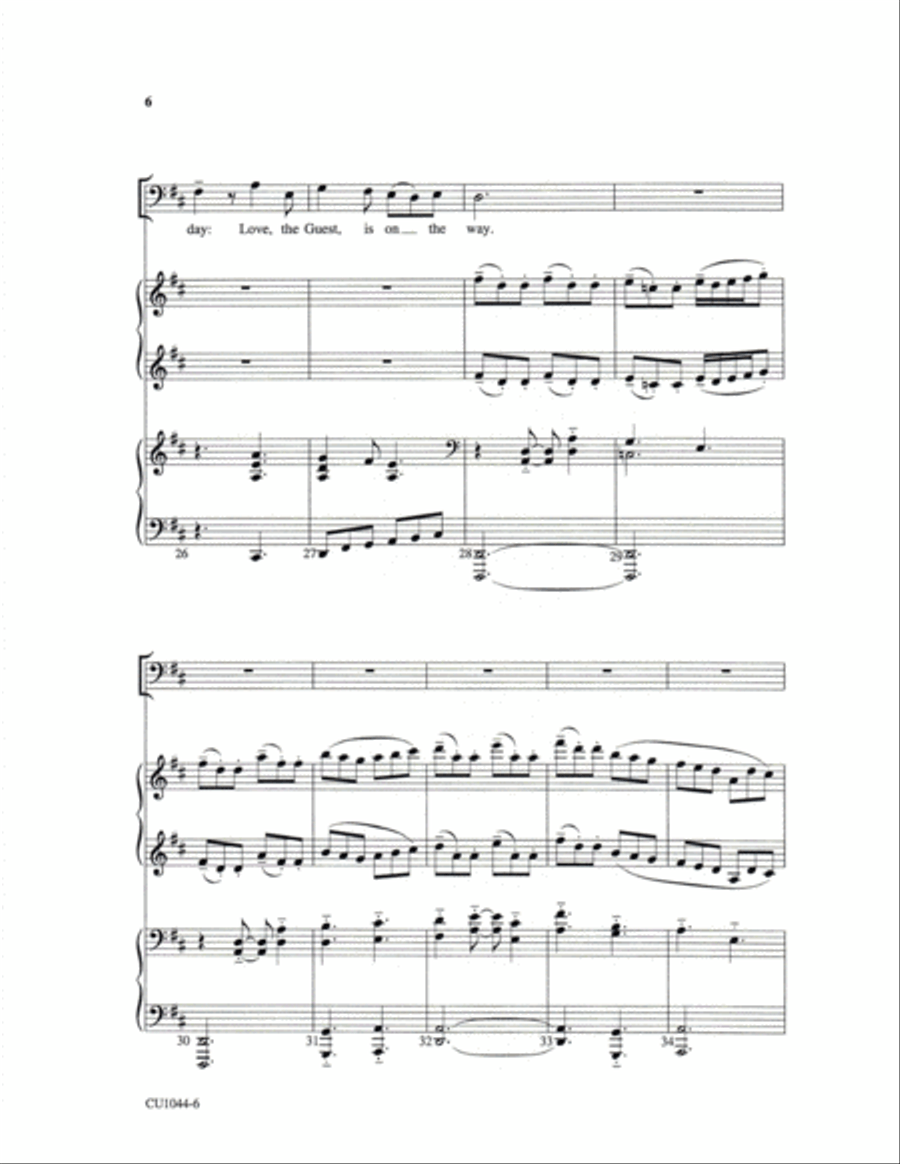People, Look East - SATB 4-Part scores gallery preview page 4