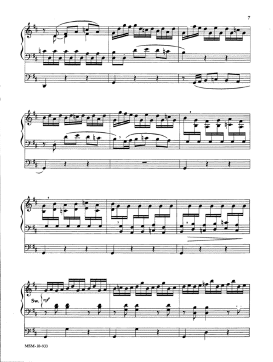 Wir Danken Dir, Gott (Sinfonia) Organ scores gallery preview page 4