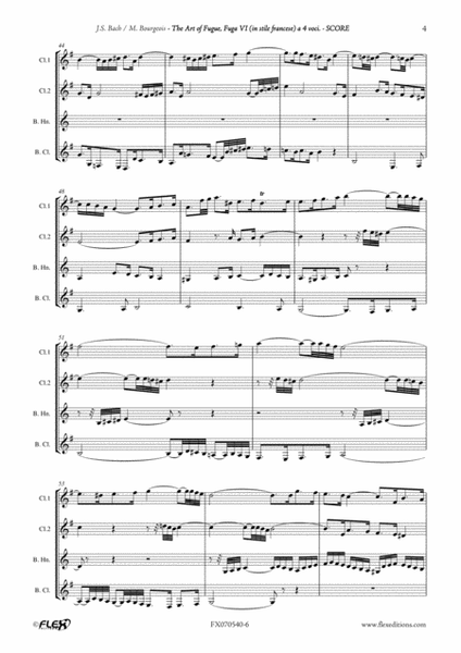 The Art of Fugue BWV1080 - Fuga VI image number null