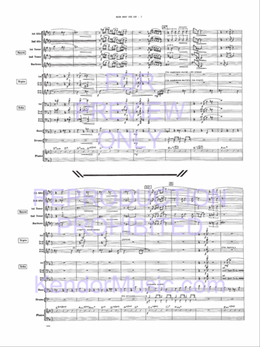 Mean What You Say Jazz Ensemble scores gallery preview page 3