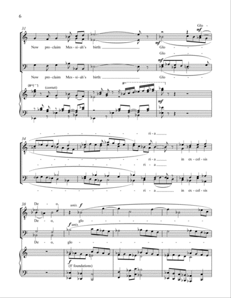 Christmas Intrada TTBB scores gallery preview page 6