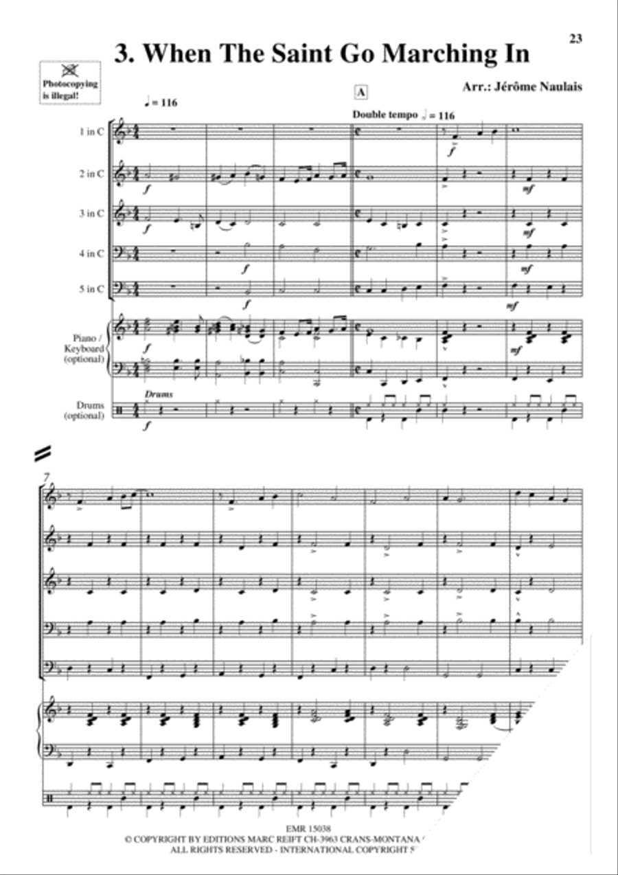 Brass Quintets Vol. 4 Brass Band scores gallery preview page 5